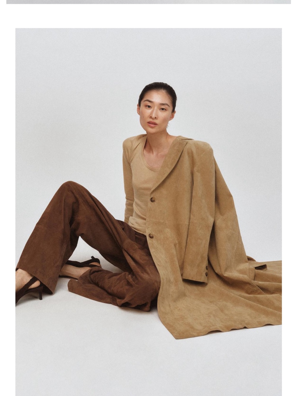 100% SUEDE LEATHER COAT ZW COLLECTION
LIMITED EDITION